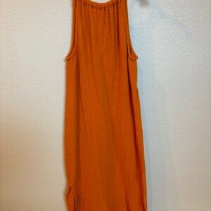 Evereve Asher Gauze Halter Dress, S